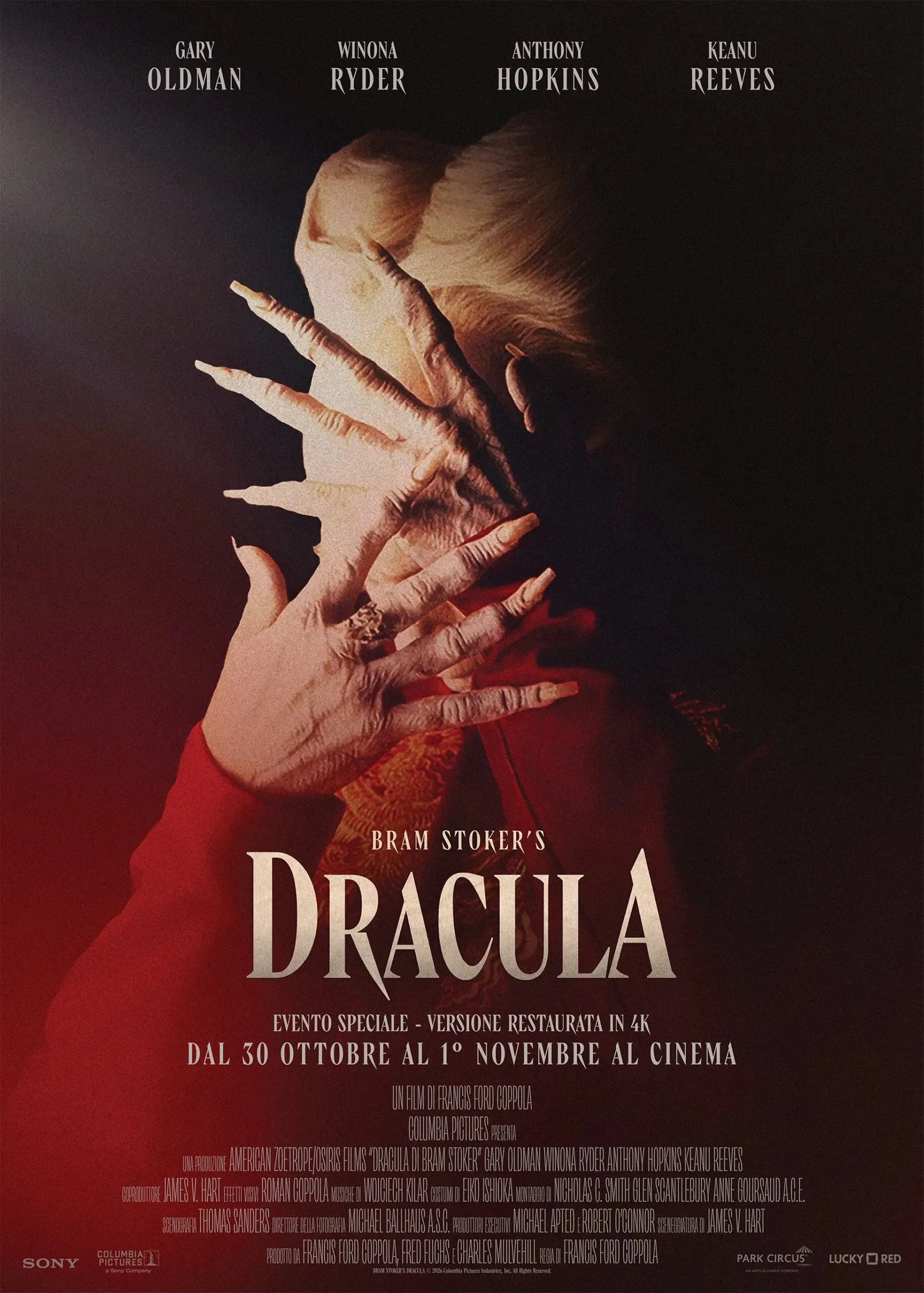 Poster film Dracula di Bram Stoker