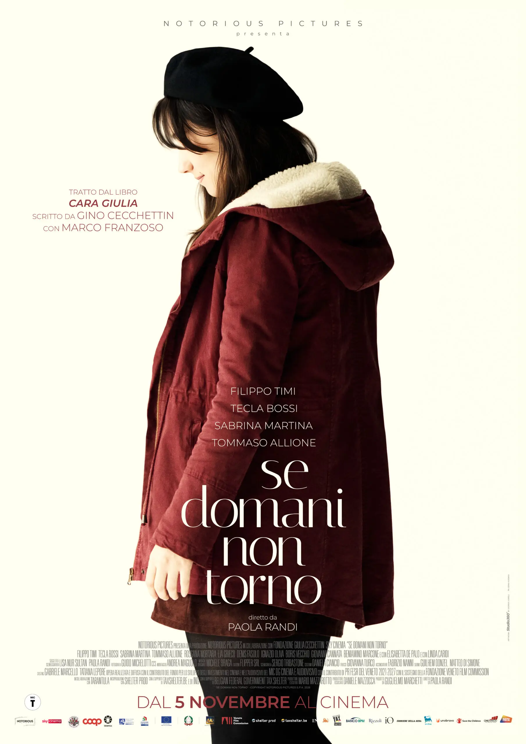 Poster film Se domani non torno