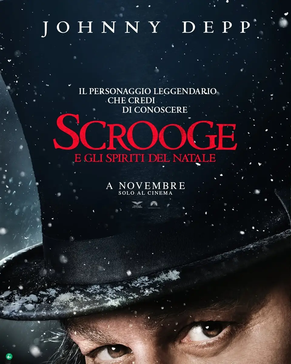Poster film Scrooge e gli spiriti del Natale