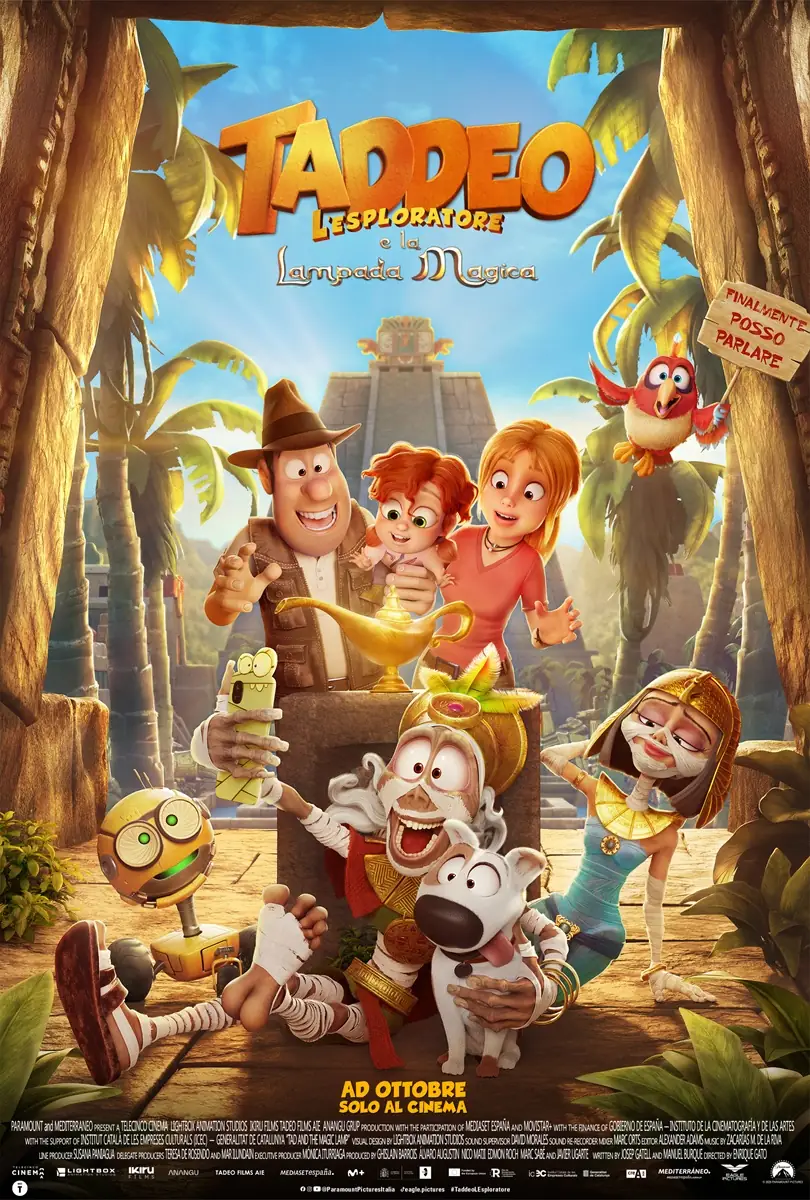 Poster film Taddeo l’esploratore e la lampada magica