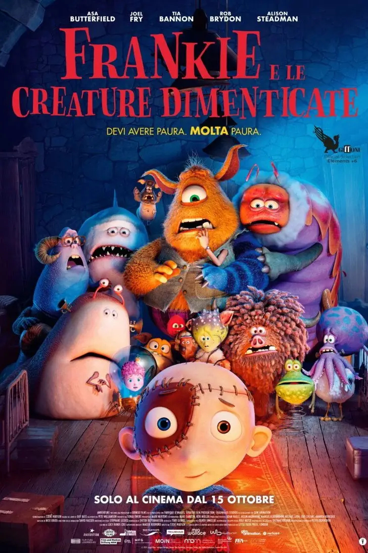 Poster film Frankie e le creature dimenticate