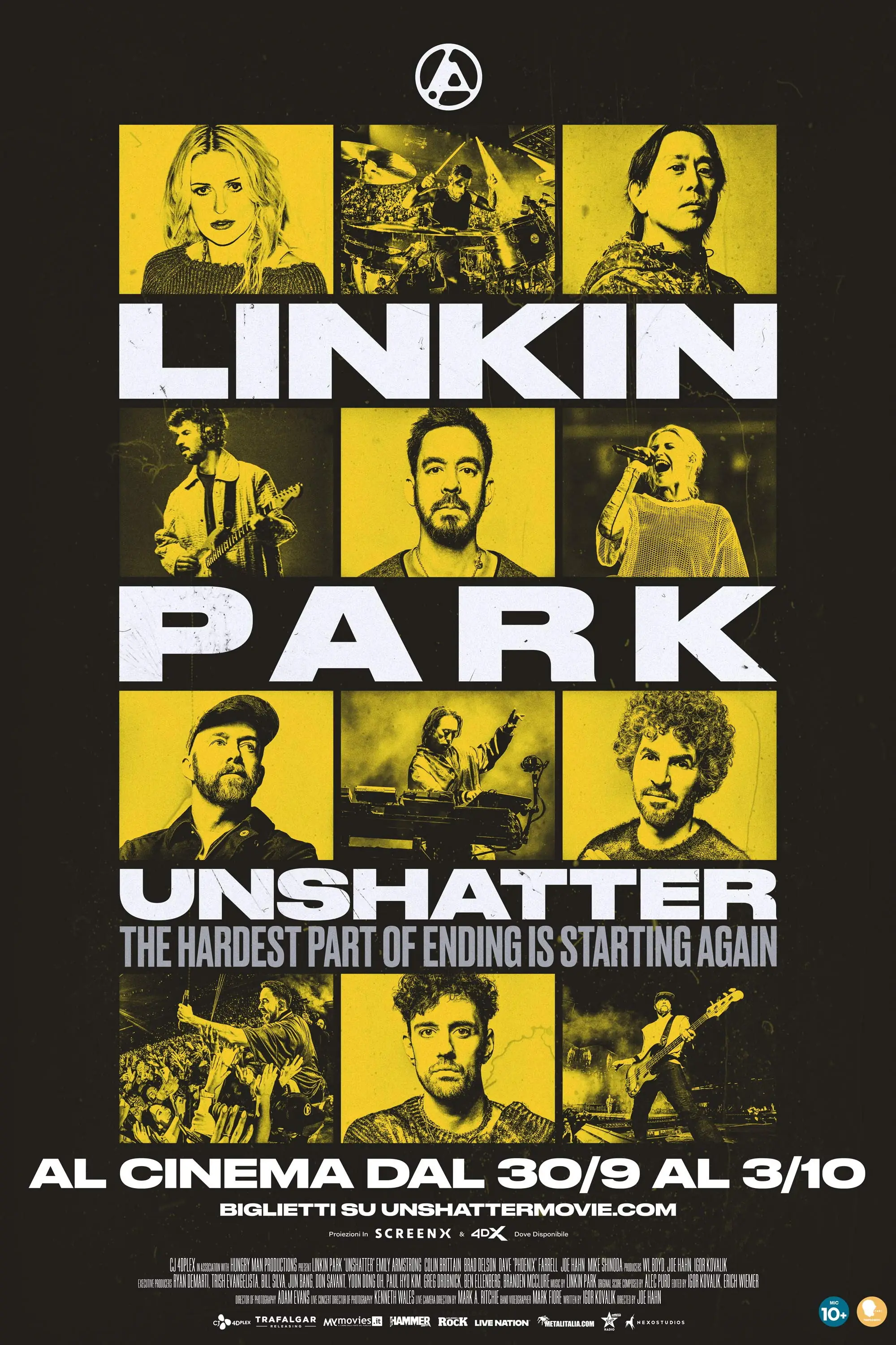 Poster film LINKIN PARK: UNSHATTER